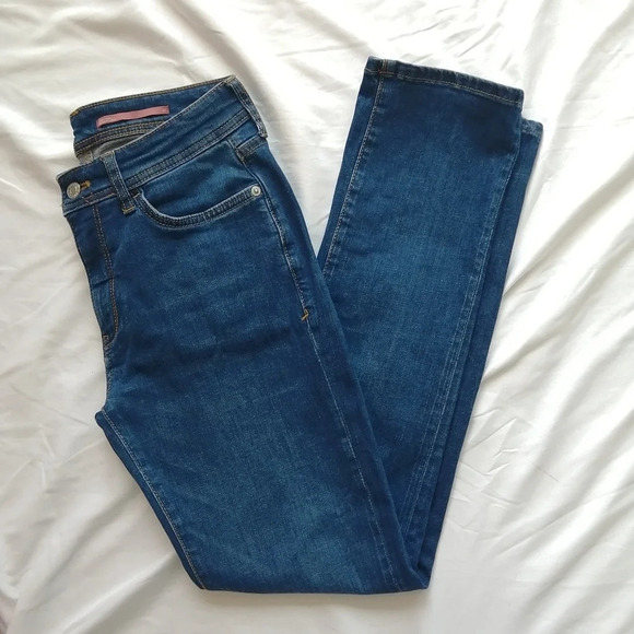 Anthropologie Pilcro Slim Boyfriend Fit Jeans Medium Blue Wash 27 - Picture 5 of 16